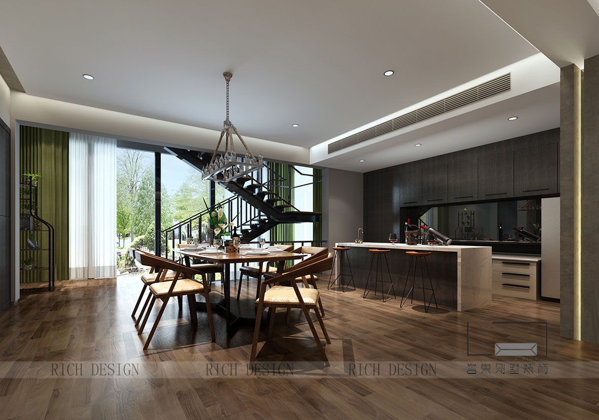 沙河新古典別墅廚房裝修效果圖 沙河新古典別墅廚房裝修效果圖