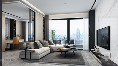 前城濱?；▓@現(xiàn)代簡約190平裝修效果圖