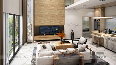 山語(yǔ)清暉新中式500平裝修效果圖