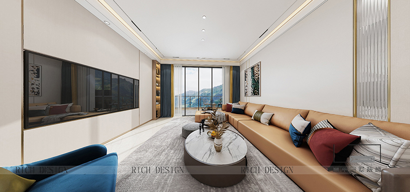 萬豪掬月半山雅居輕奢109平設(shè)計(jì)效果圖