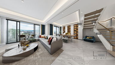 中旅.國際公館現(xiàn)代風(fēng)格281平設(shè)計效果圖