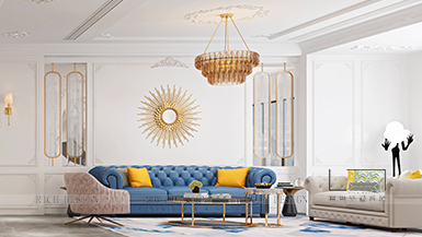 萬(wàn)科天傲灣370平方現(xiàn)代新古典裝修設(shè)計(jì)效果