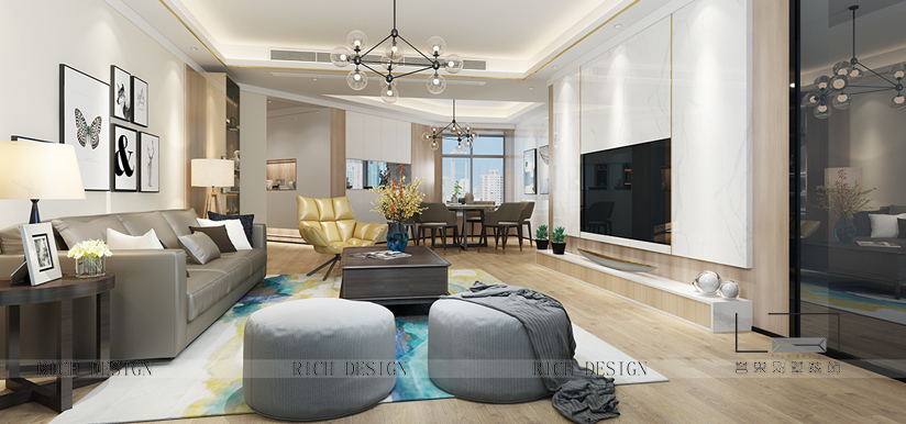 陽光帶海濱城現(xiàn)代風格200平