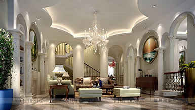 水榭山美式風(fēng)格1100平獨棟別墅室內(nèi)裝修設(shè)計