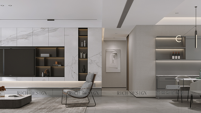 深業(yè)中城極簡風格200平