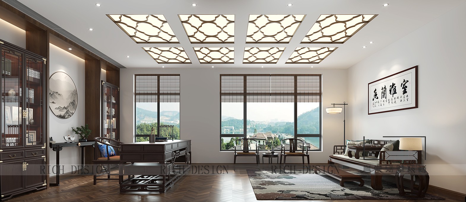 九號(hào)公館-750㎡-混搭風(fēng)格：簡(jiǎn)歐+中式